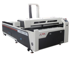 TEJ1325 newest design CO2 laser cutting and engraving machine for advertising cutting acrylic wood plywood plexiglass with 180W laser tube