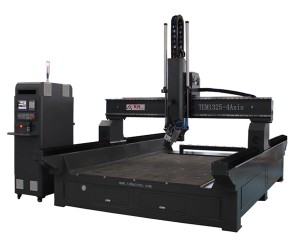 Short Lead Time for CNC TEM1325-4 axis CNC Router Engraving Machine with Spindle 3 Axis CNC Engraving Machine for Wood