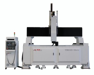 Factory Promotional Hot Sale 5 Axis Wood CNC Router for Wooden Columns with Rotary Device
